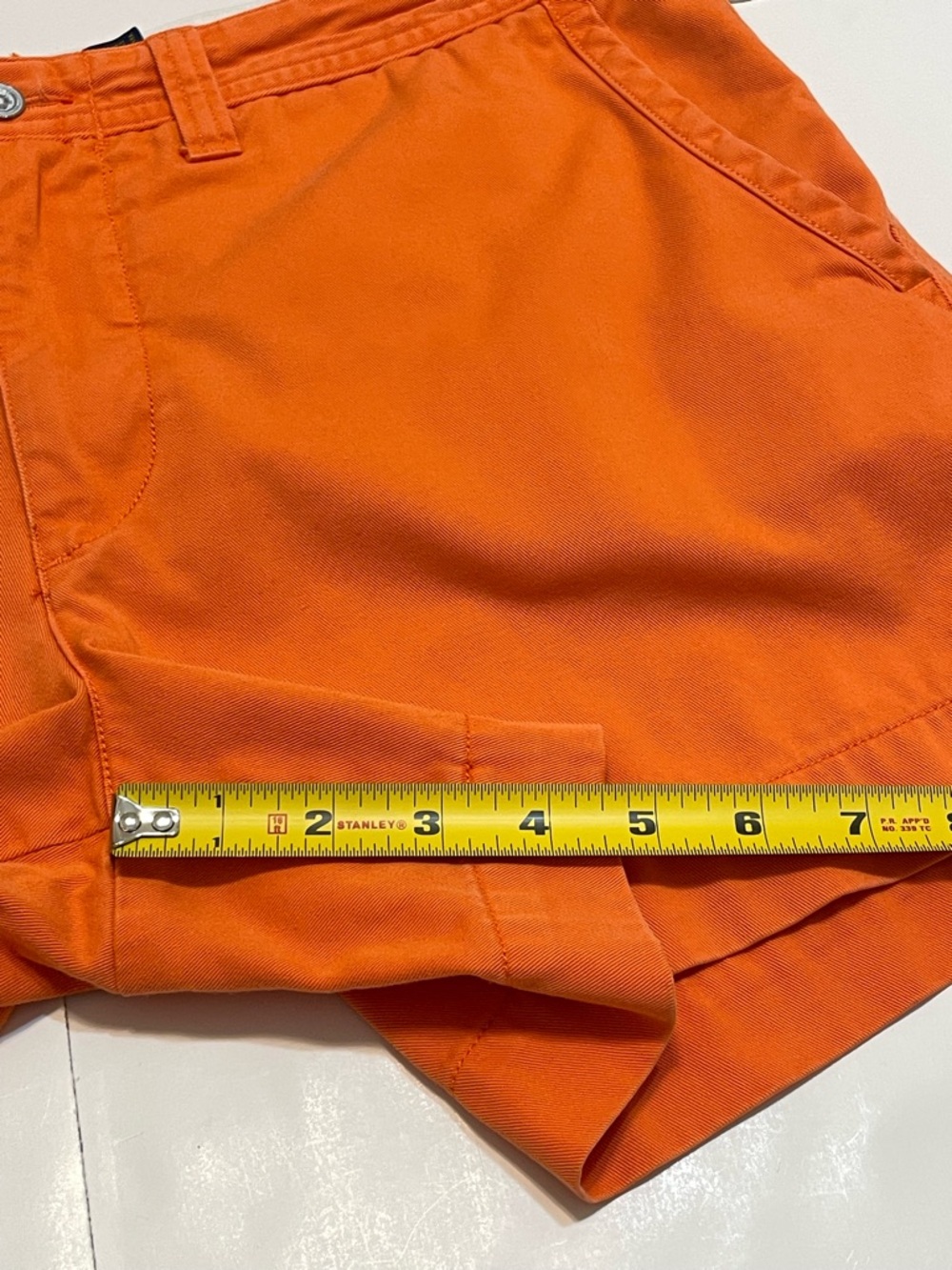 Polo Ralph Lauren Women's Classic Chino Orange Shorts Size 10 - Picture 4 of 10